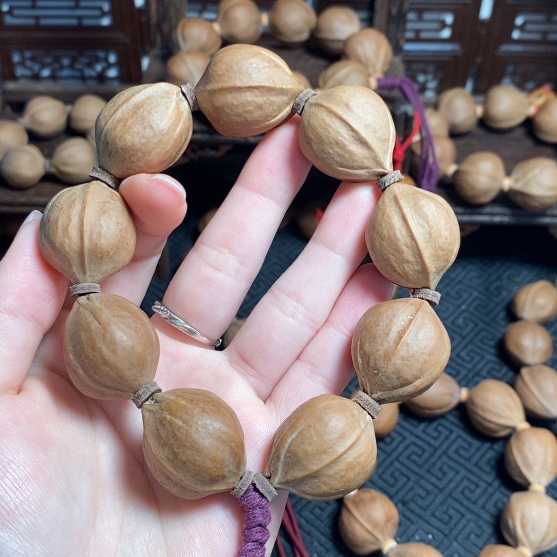 橄榄核手串/手链2127梅林铁三花橄榄核