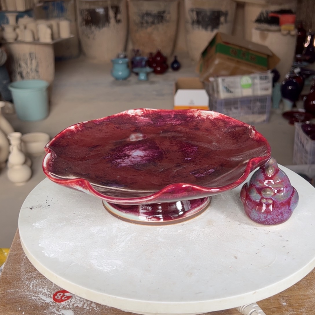 摆件郑家钧窑摆件微