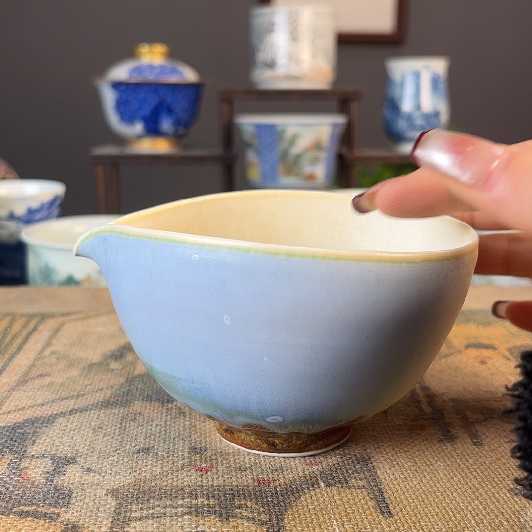 杯景德柴烧茶杯多人