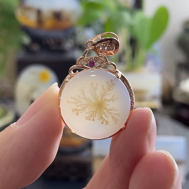 玛瑙/玉髓合金珠宝半成品