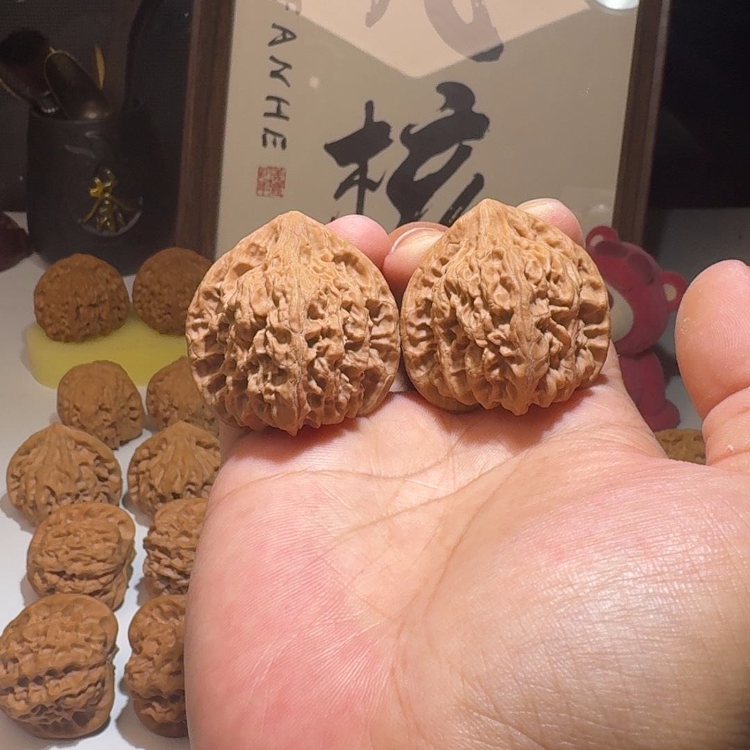 吊坠文玩核桃40尺寸承德火焰马蹄