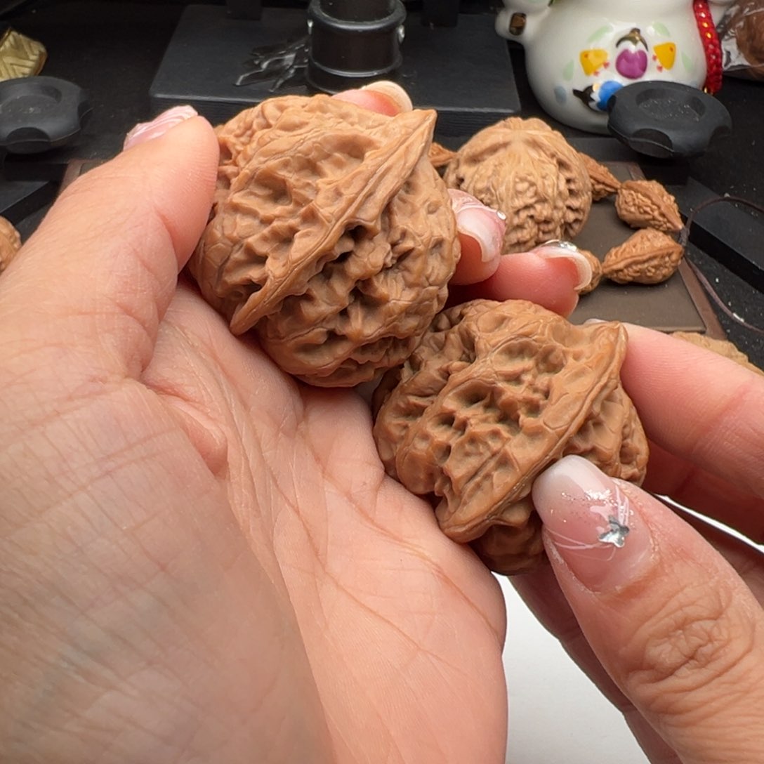 文玩核桃把件火苗43