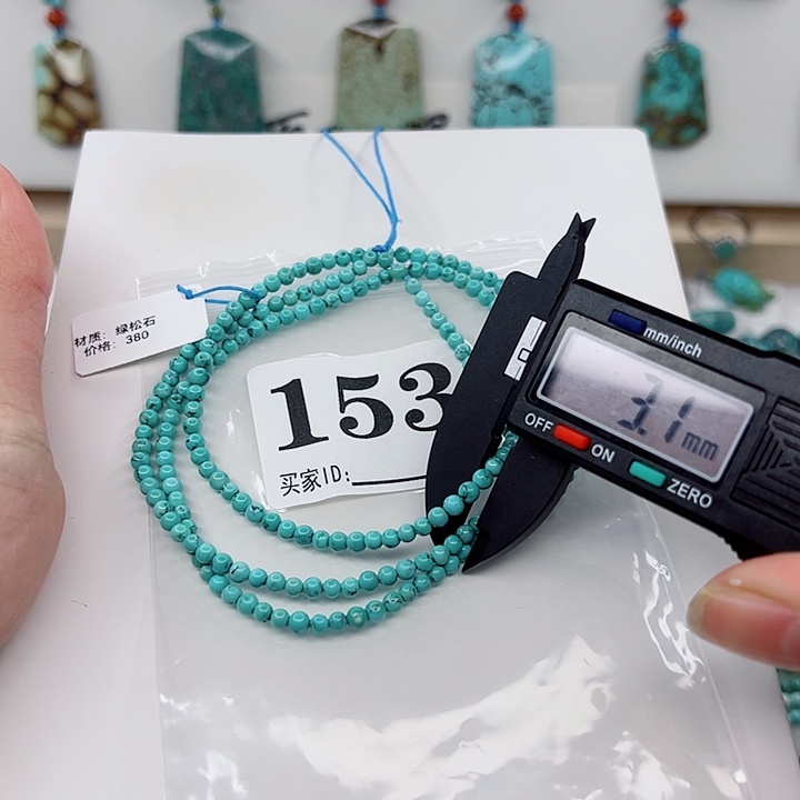 绿松石颈饰未镶嵌