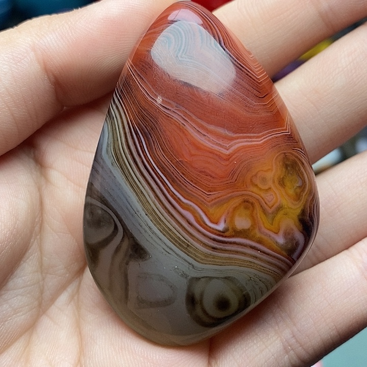 玛瑙/玉髓未镶嵌吊坠(不含链)