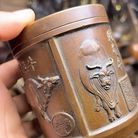 铜制工艺把玩摆件