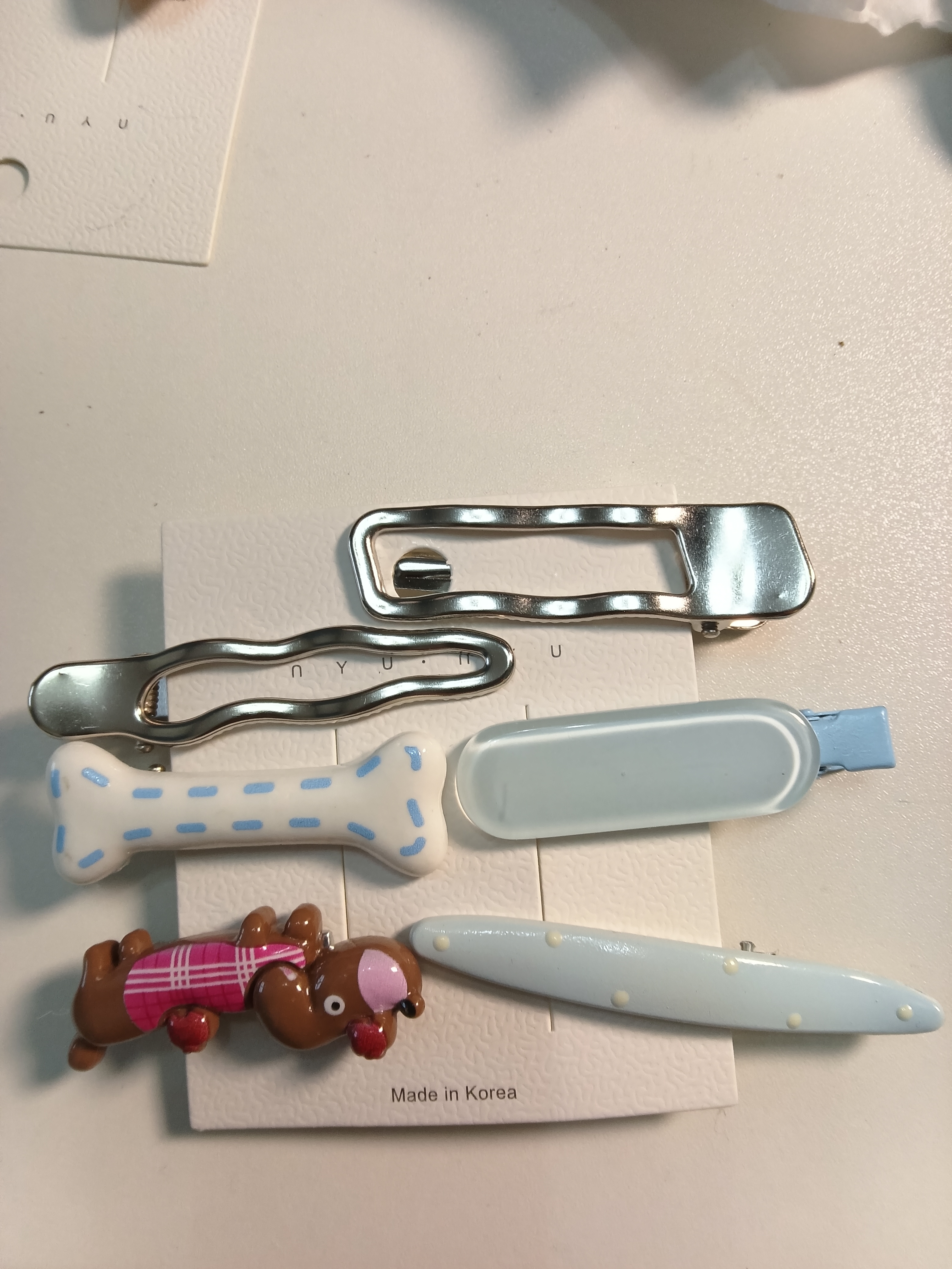 女彩色波点金属发夹ins风刘海夹侧边夹甜酷发饰头饰碎发夹发卡子