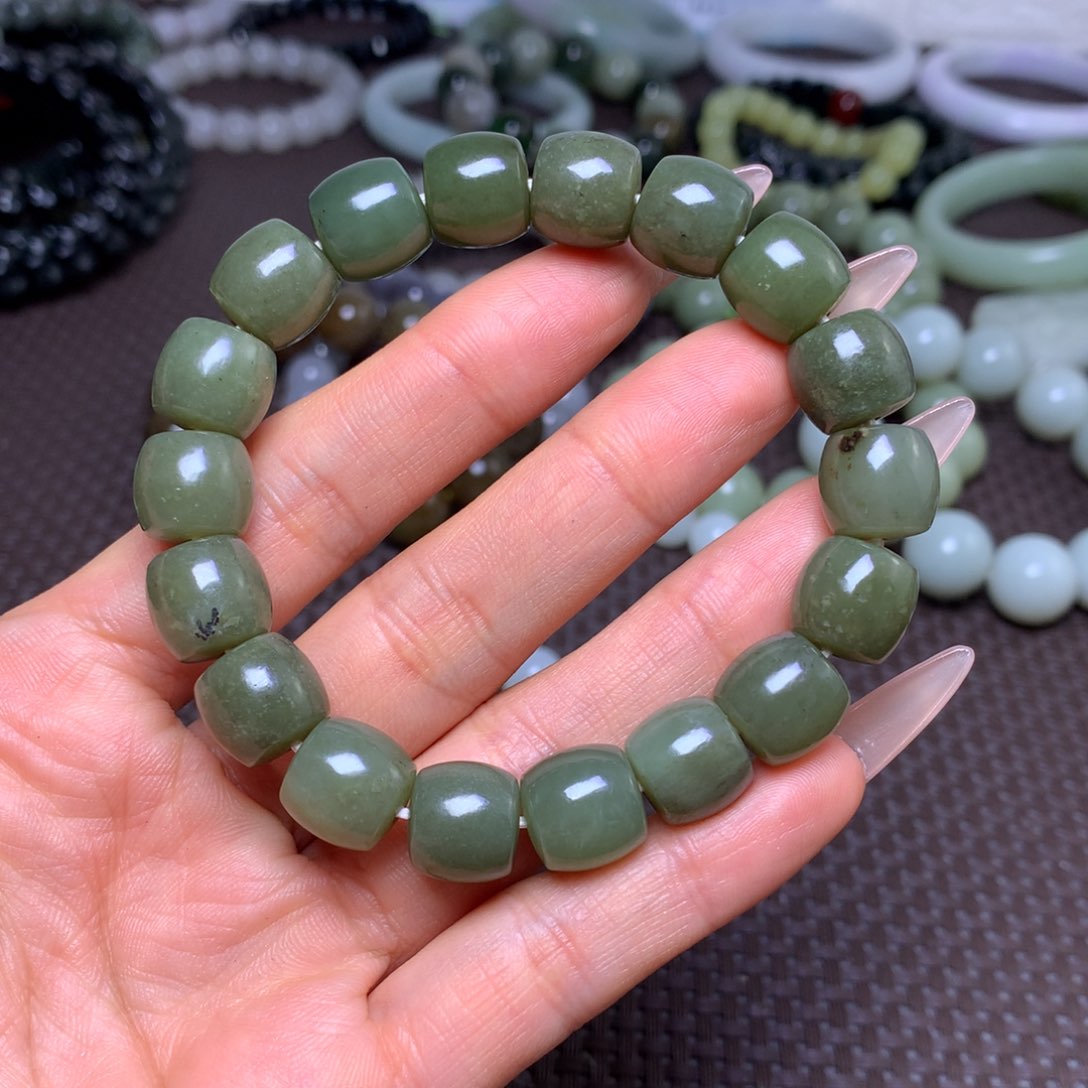 未镶嵌手串和田玉卡12