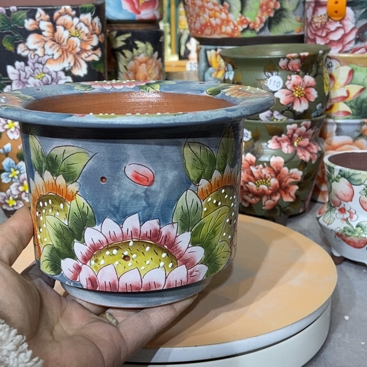 红陶景德镇艺术手绘作品