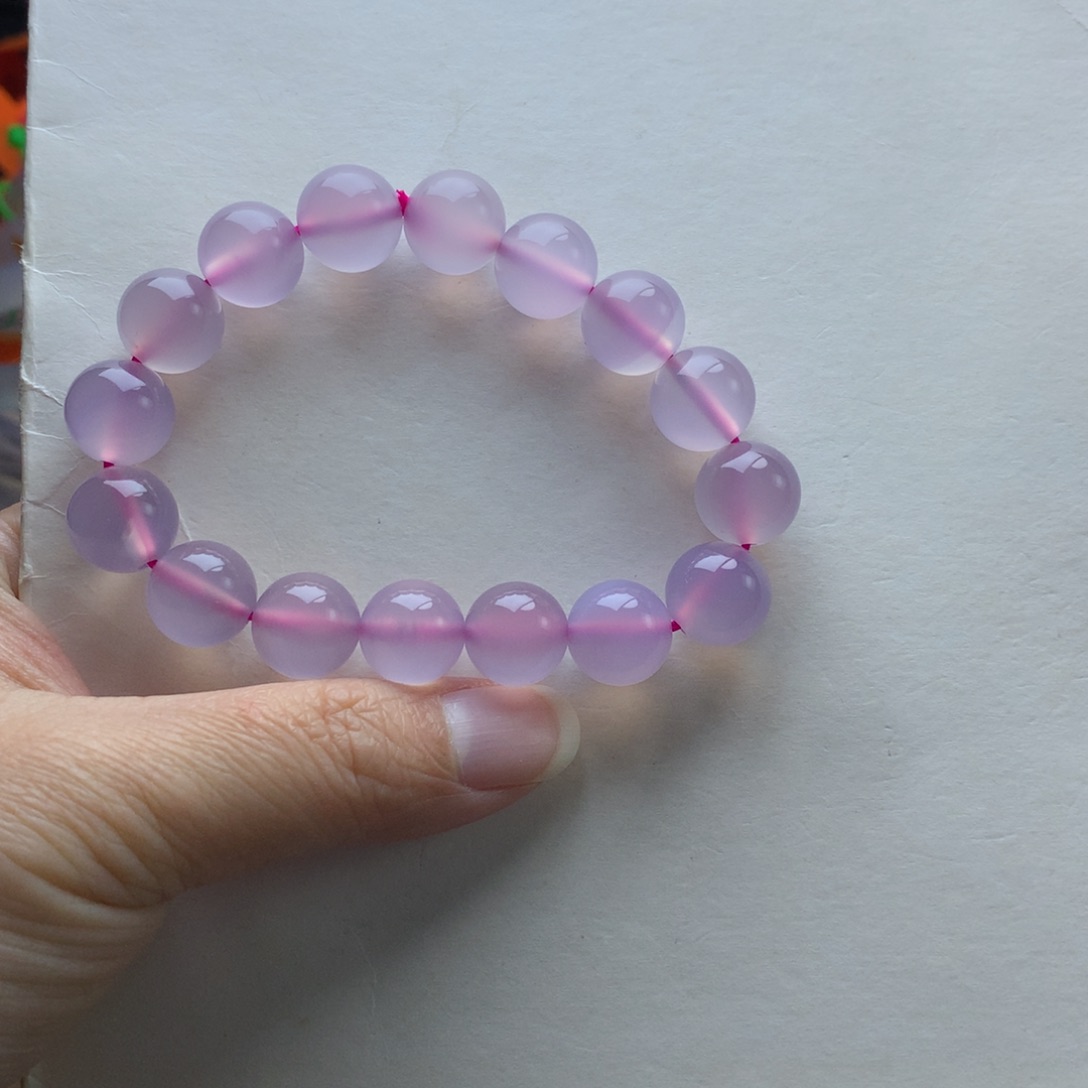 玛瑙/玉髓手镯未镶嵌锵*锵手串