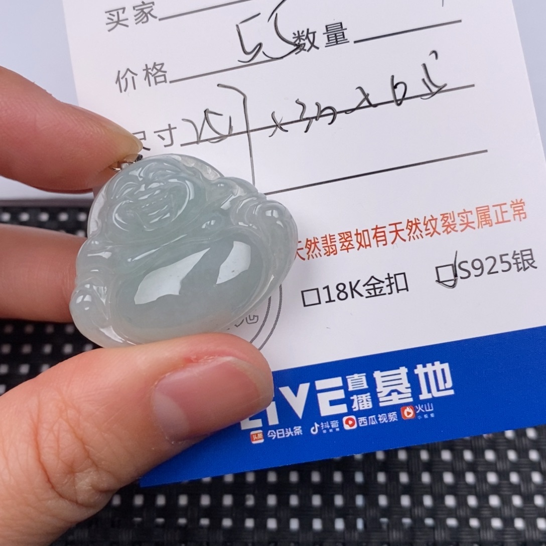 翡翠银S925镶嵌颈饰