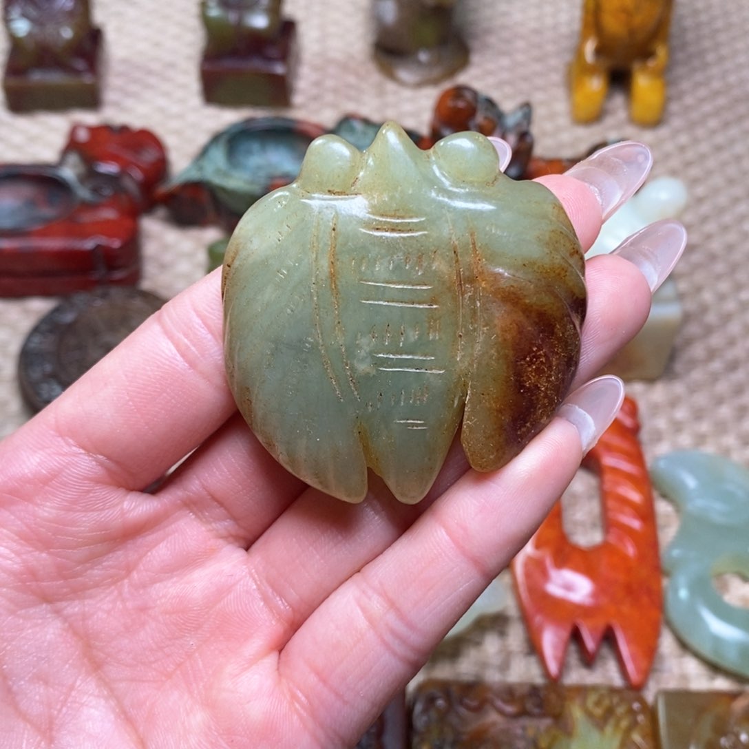 白玉菩提吊坠白玉菩提白玉菩提摆件