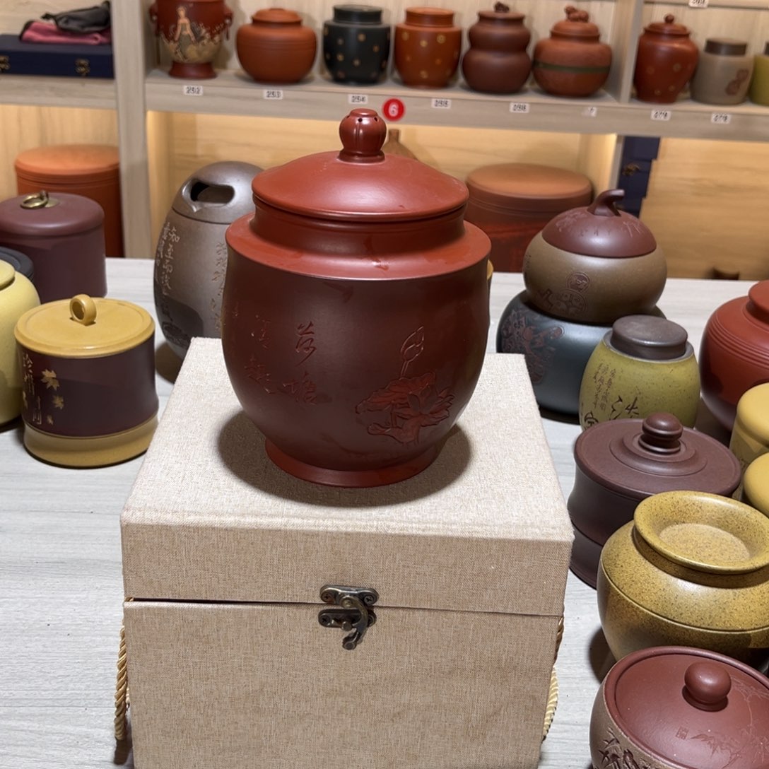 紫砂茶叶罐紫砂的制作