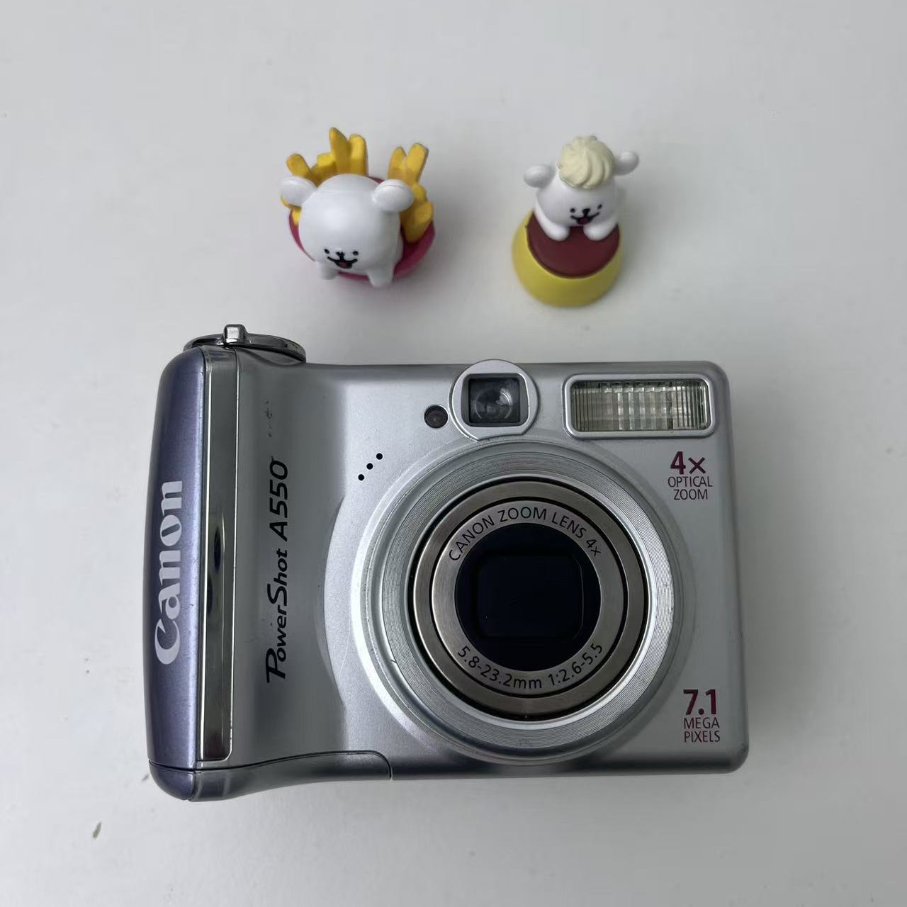 9新 Canon/佳能 a550 710万有效像素 4倍光变 氛围感冷白皮