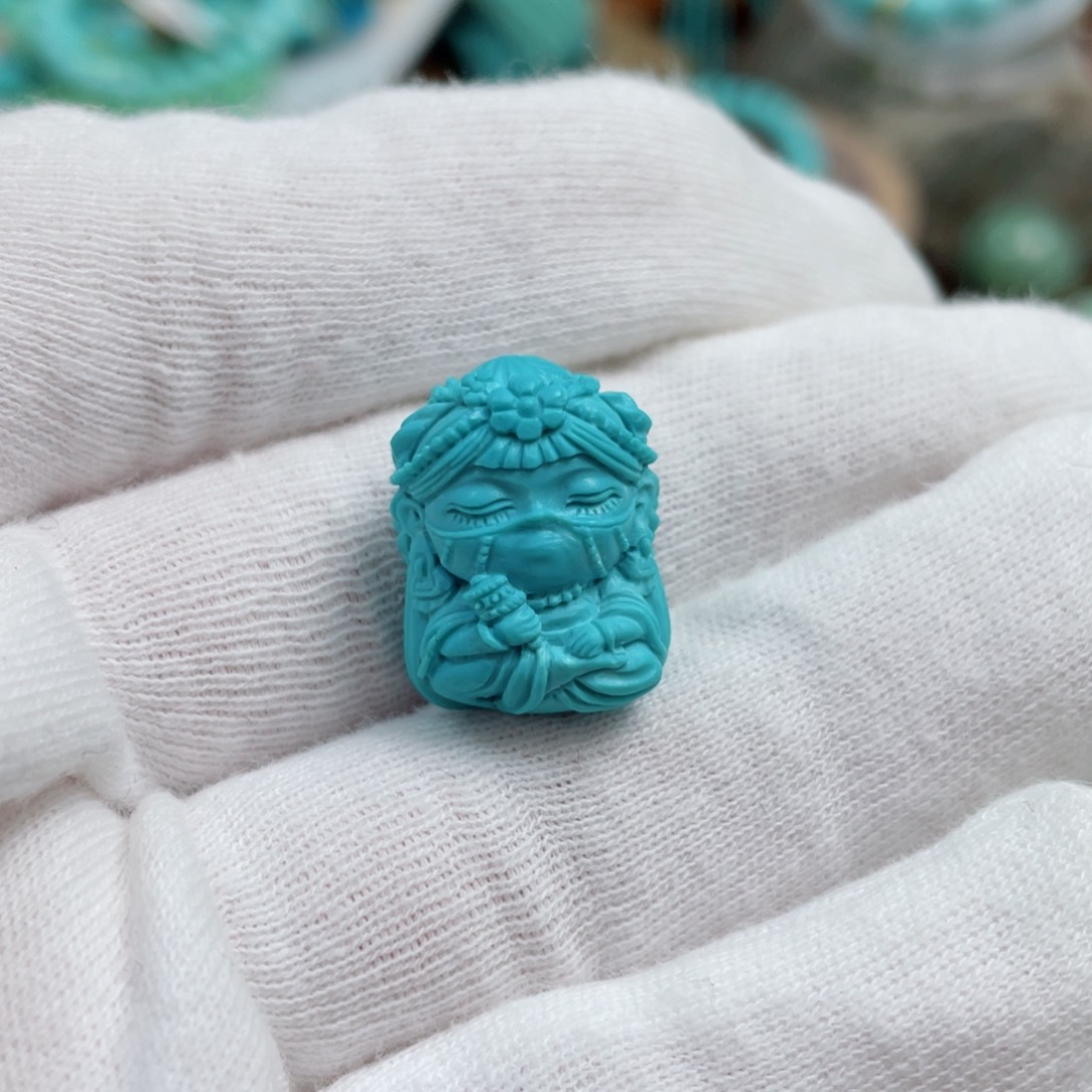 绿松石珠宝奇石未镶嵌