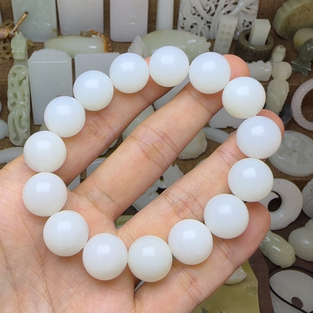 和田玉未镶嵌挂件卡15