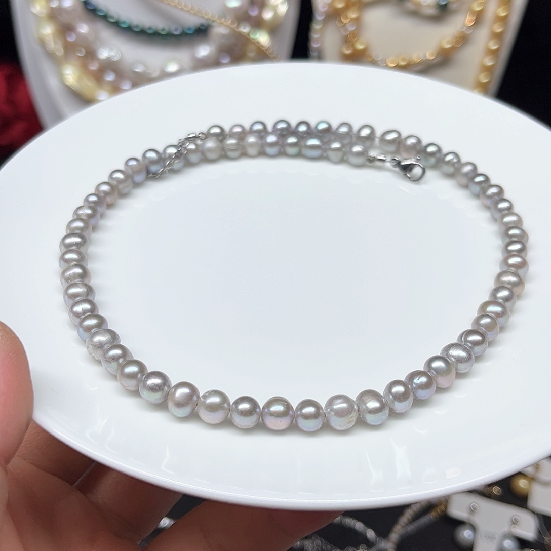 淡水珍珠颈饰未镶嵌