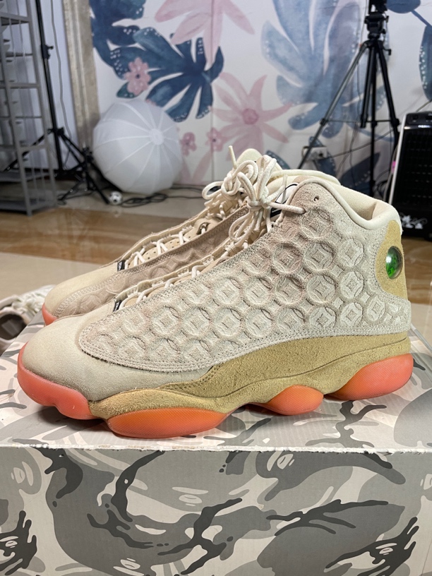 90新 maje 44码280/Air Jordan 13 zoom air 缓震 篮球鞋
