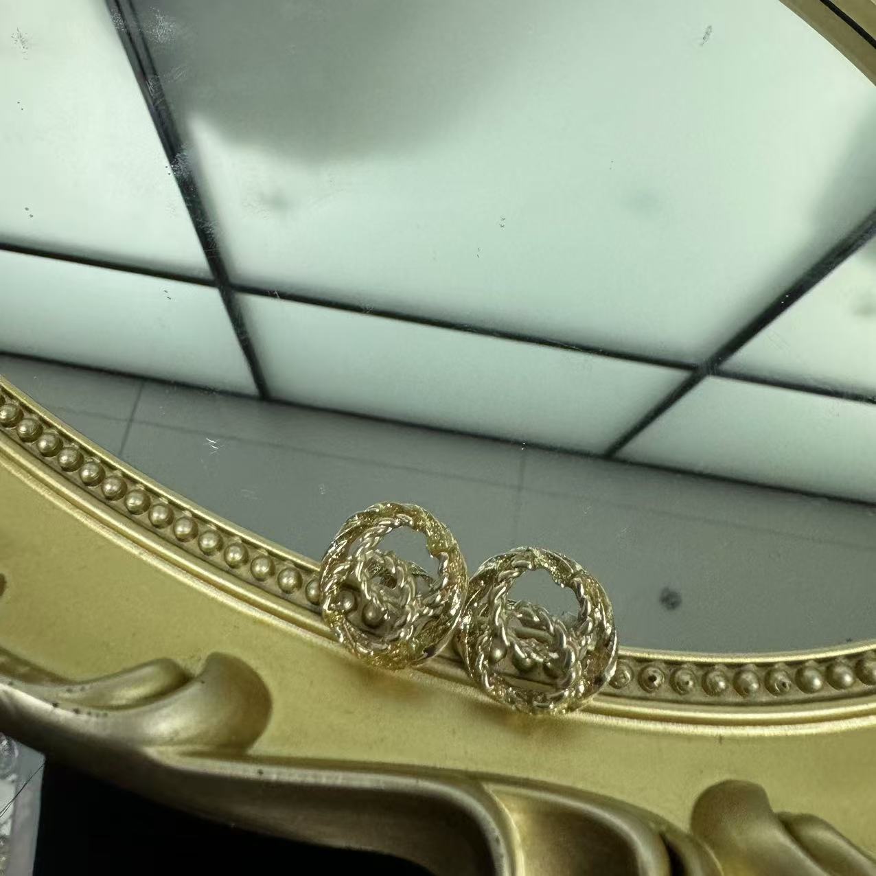 95新 Chanel/香奈儿 零件改款/乱乱子中古/耳钉/92075不支持鉴定