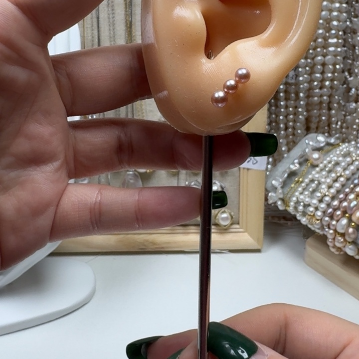 淡水珍珠成品银S925镶嵌