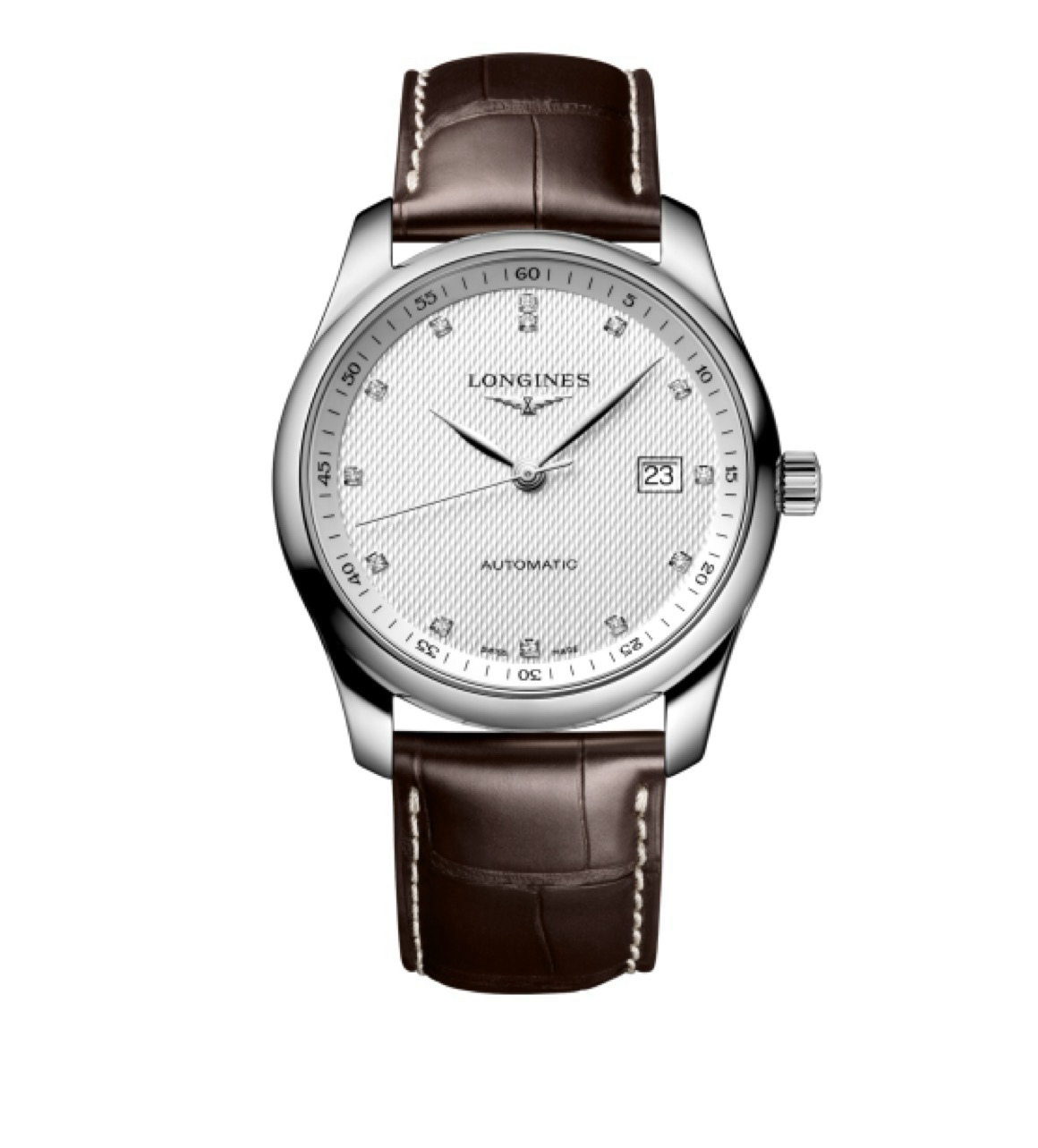 99新 Longines/浪琴 浪琴名匠793白钻/自动机械/大三针40mm单表