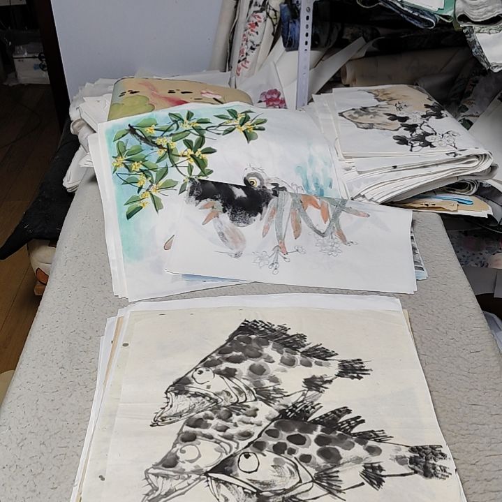 大***啊国画落款后台备注