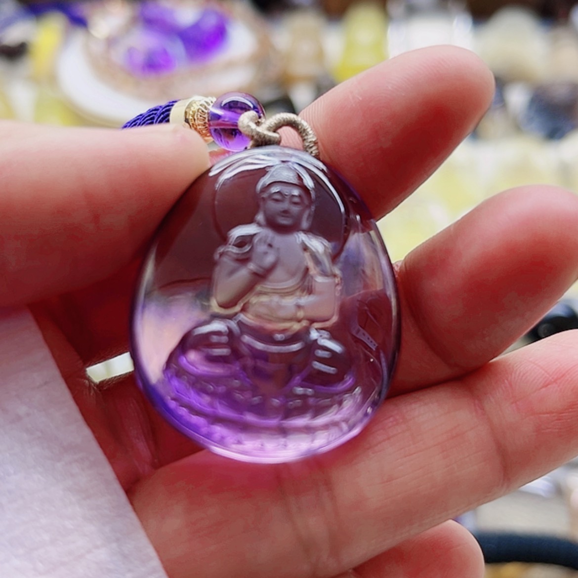 【闪购商品】水晶阿弥陀佛未镶嵌