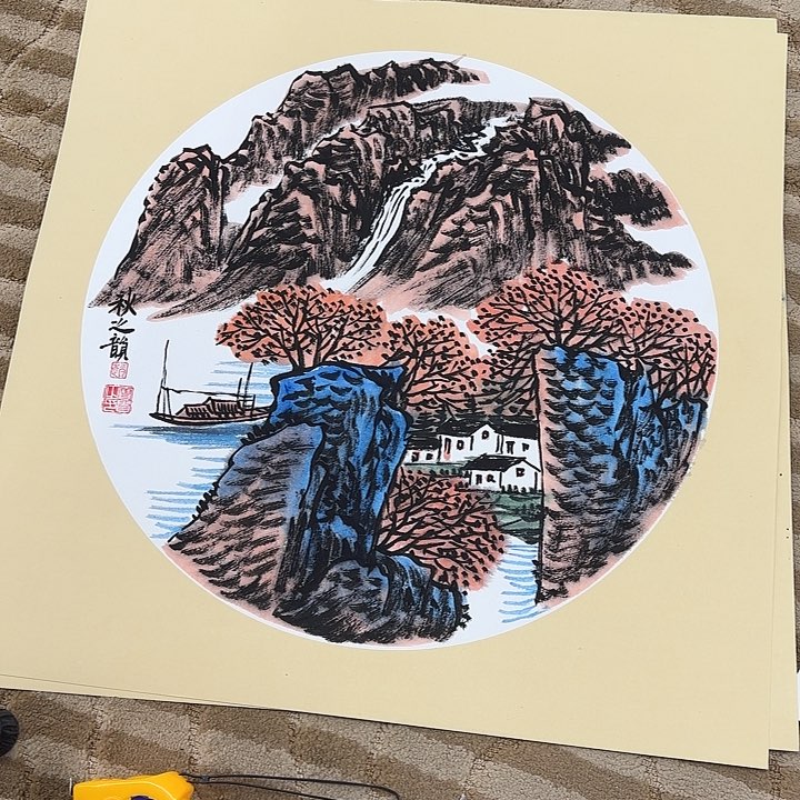 国画花鸟的翅膀和翅膀都是白色的