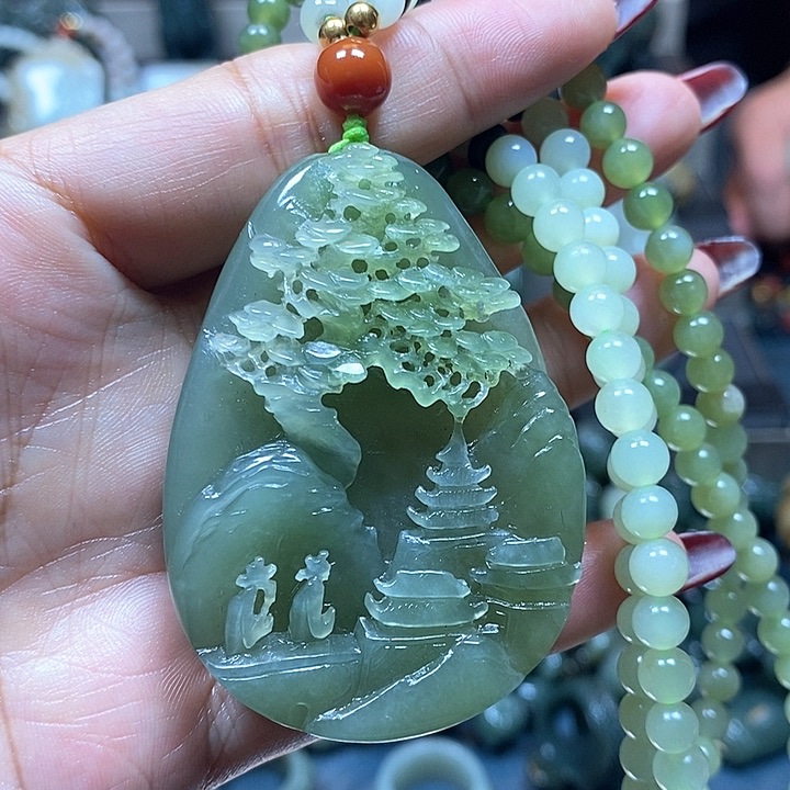 和田玉挂件未镶嵌