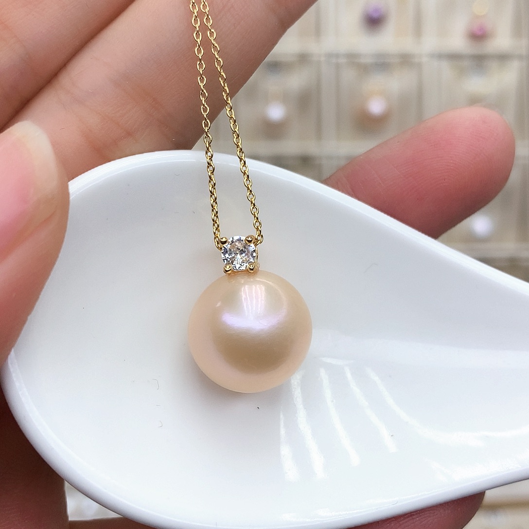 淡水珍珠颈饰合金