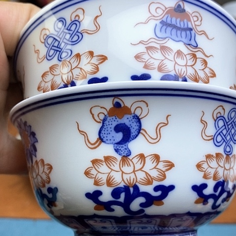 景德镇陶瓷藏式茶碗