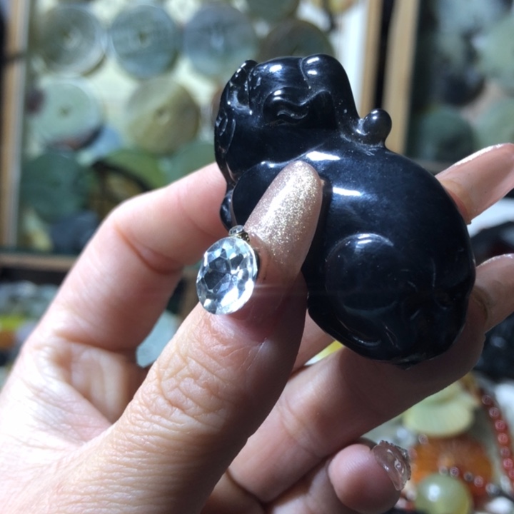 岫玉岫玉挂件未镶嵌