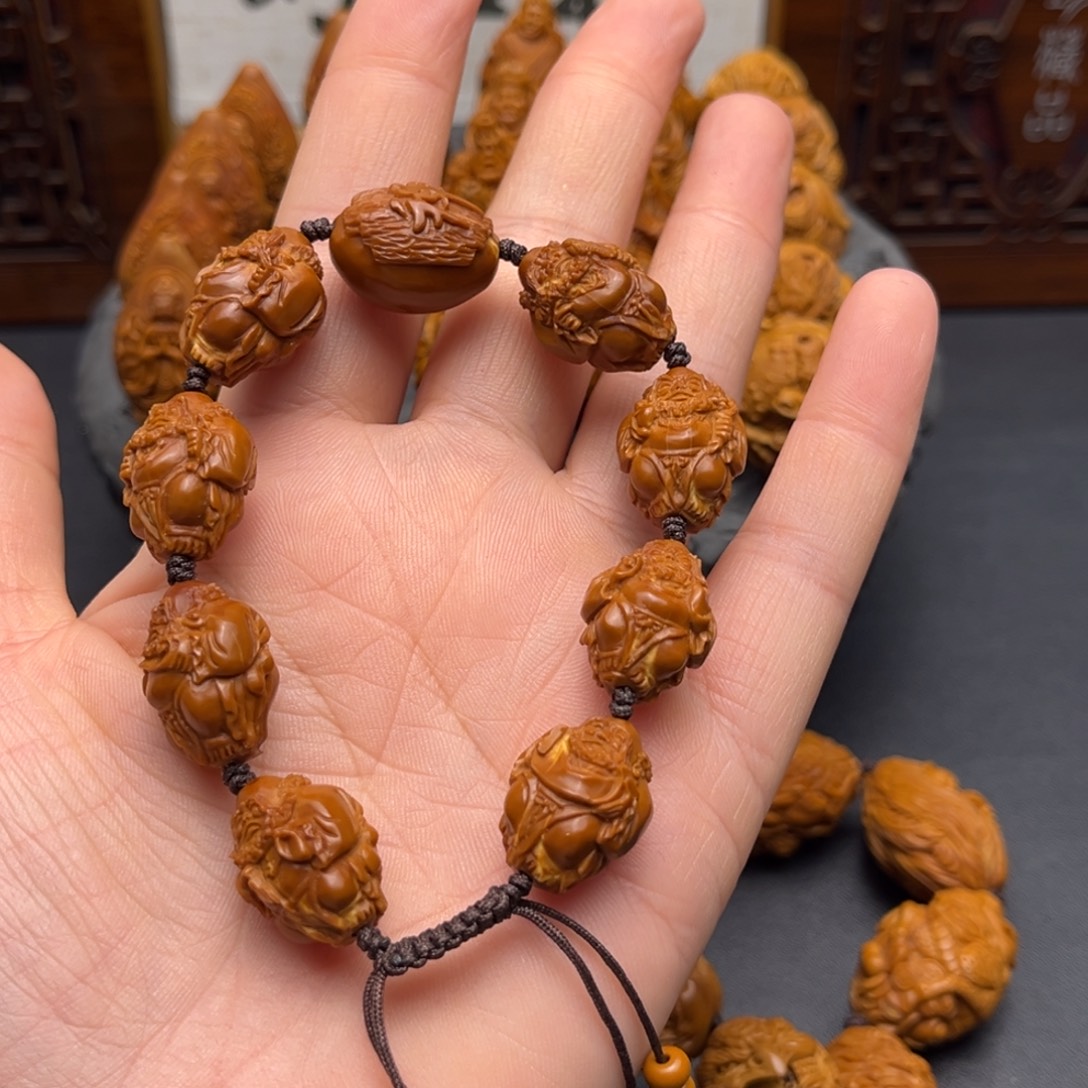 手串橄榄核1.4尺寸达摩