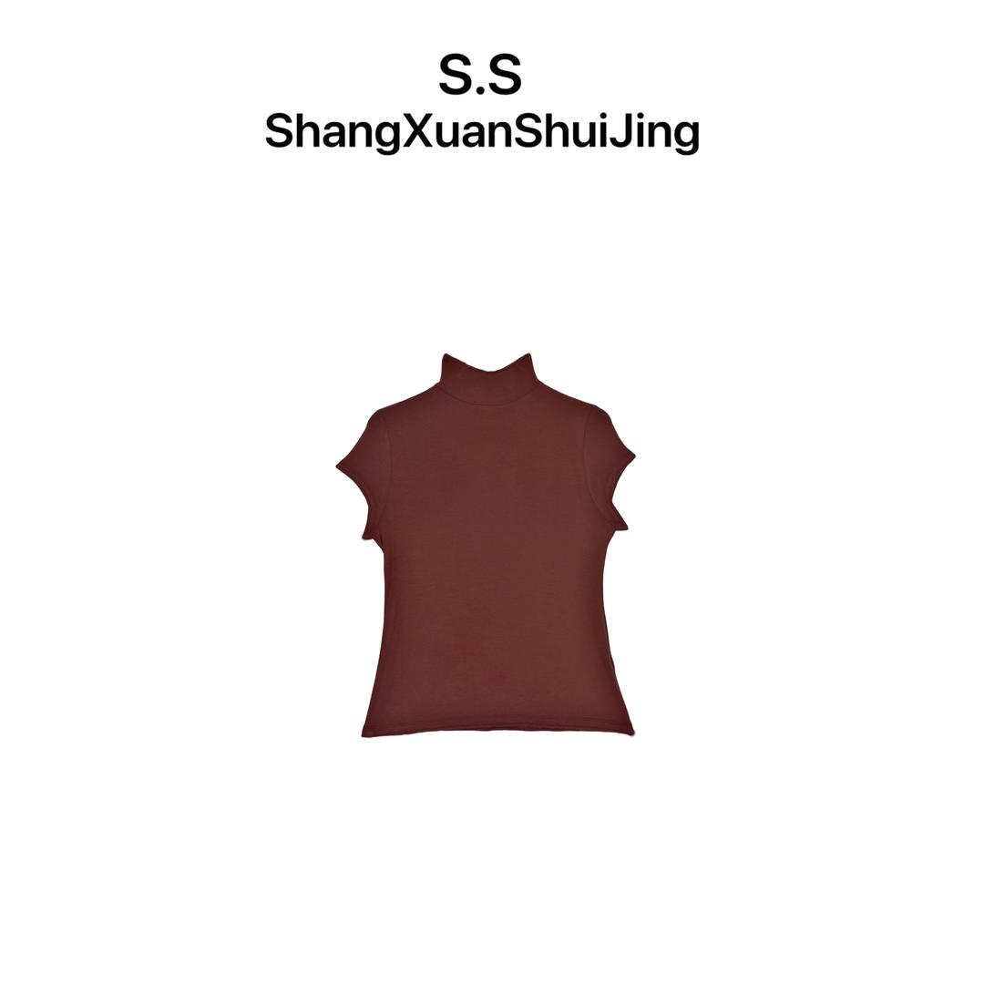 上玄水镜& 【诺漫】品牌设计师女装 潮流百搭打底无袖上衣 S2523707