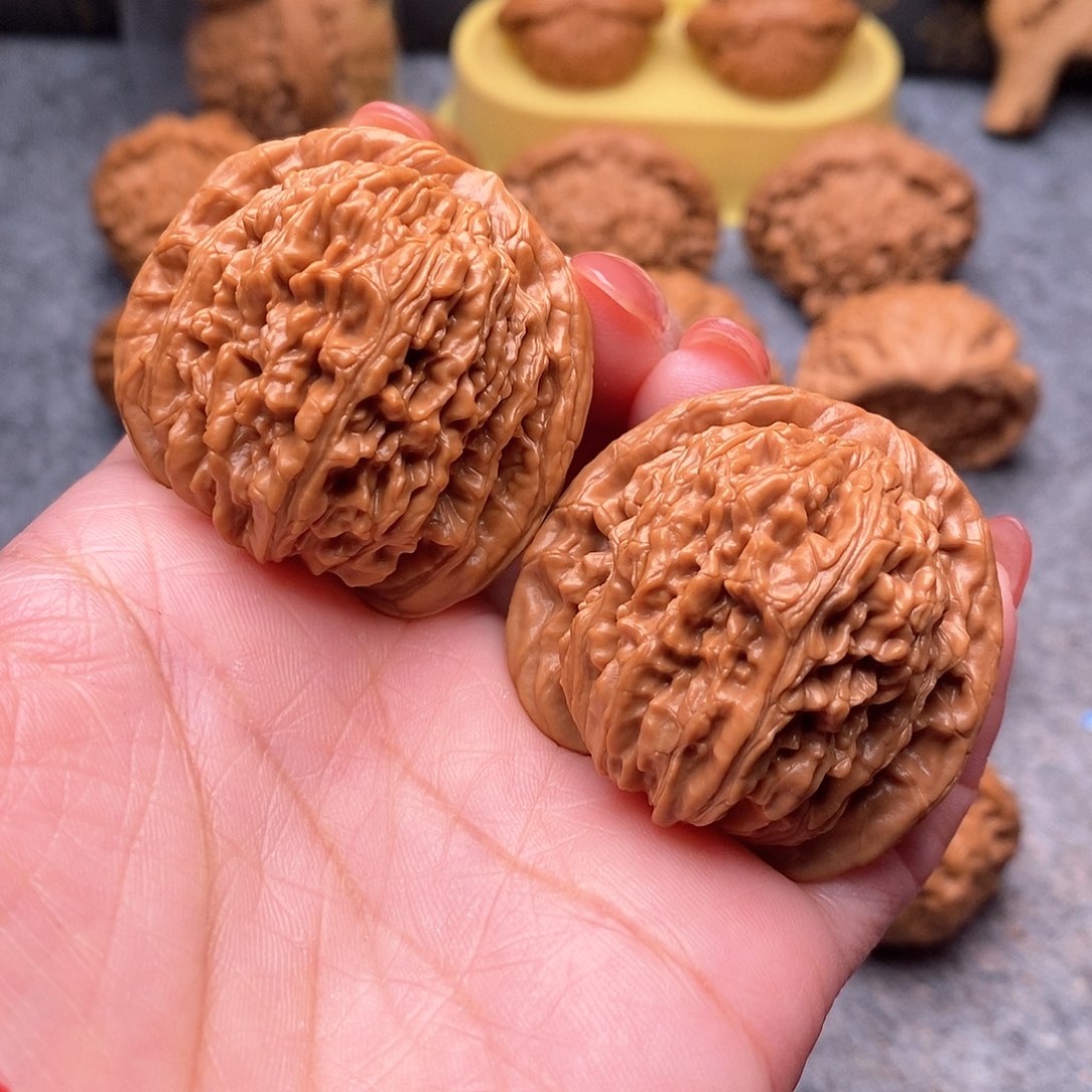 文玩核桃把件精品四座楼43全品