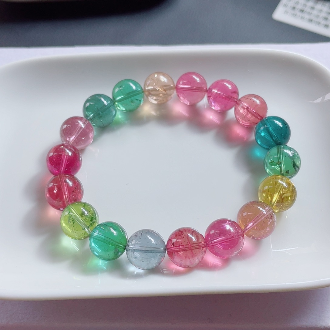 未镶嵌碧玺手链11mm左右