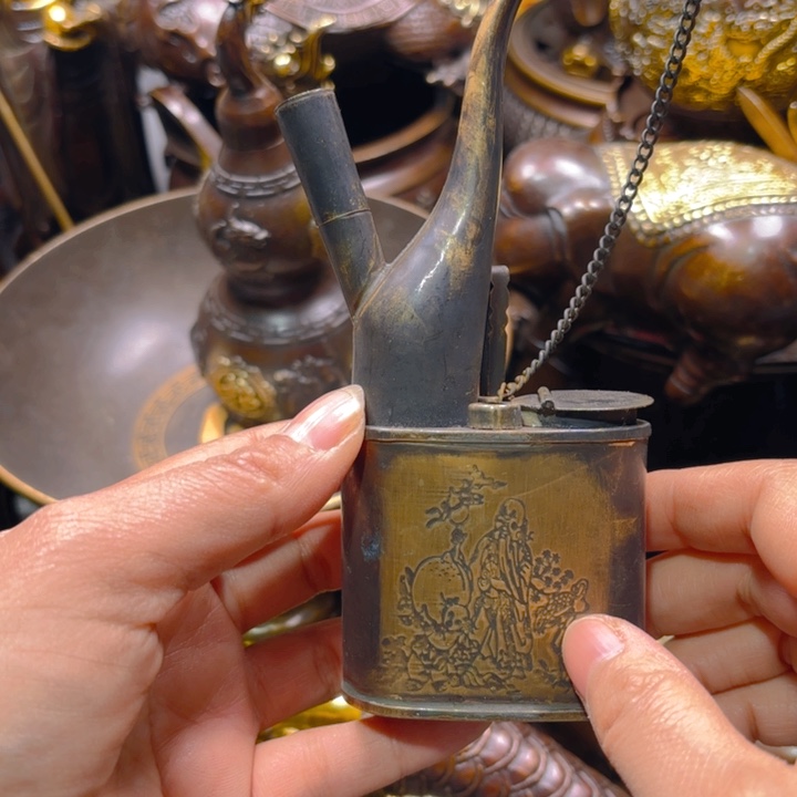 铜器摆件收收藏藏