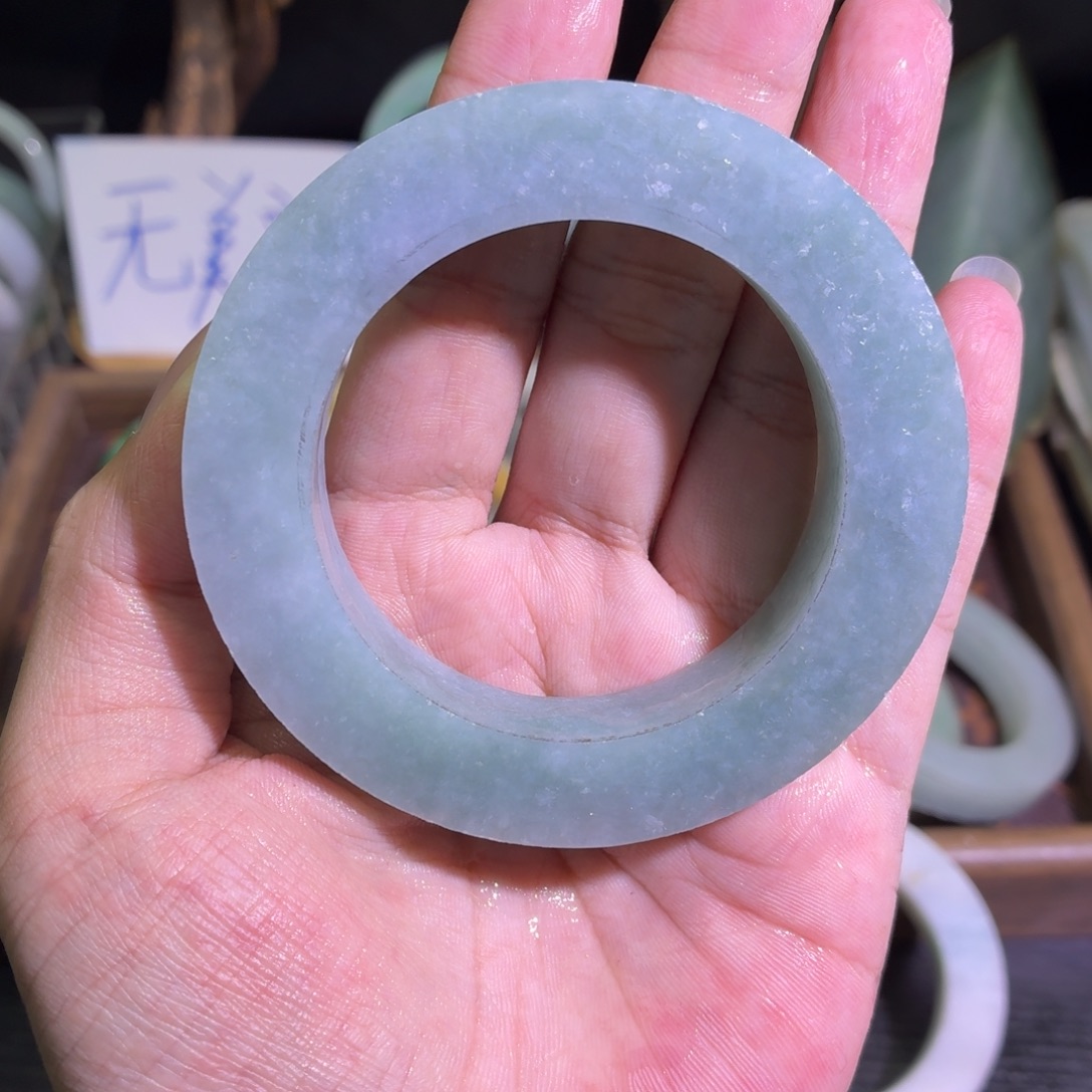 定制翡翠未镶嵌缅甸翡翠A货手镯毛胚定制