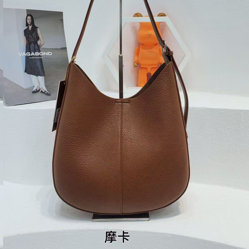 2025新品荔枝牛皮纹女包马鞍包女款包包时尚洋气百搭可斜跨
