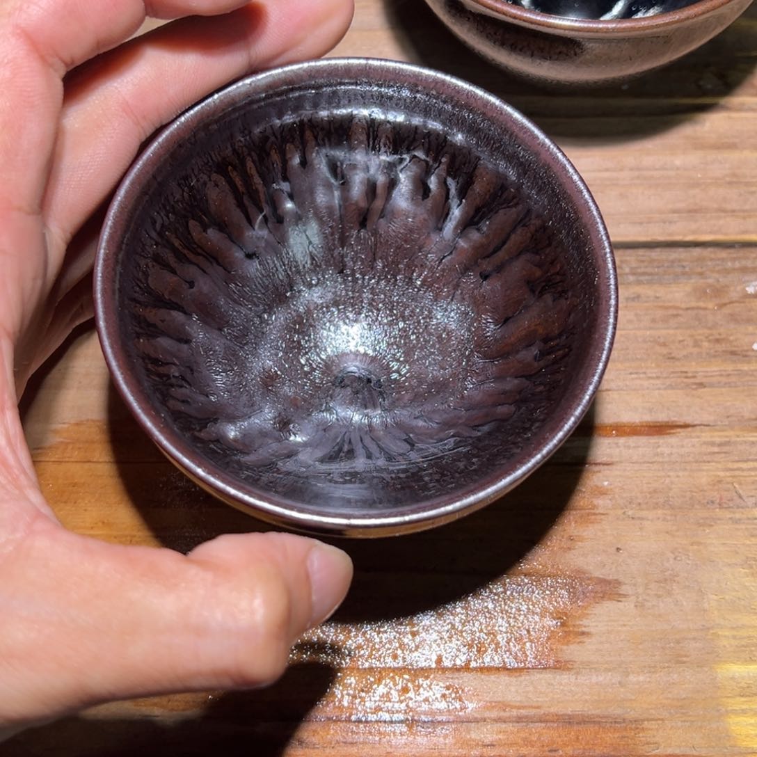 茶盏 建窑建盏柴烧