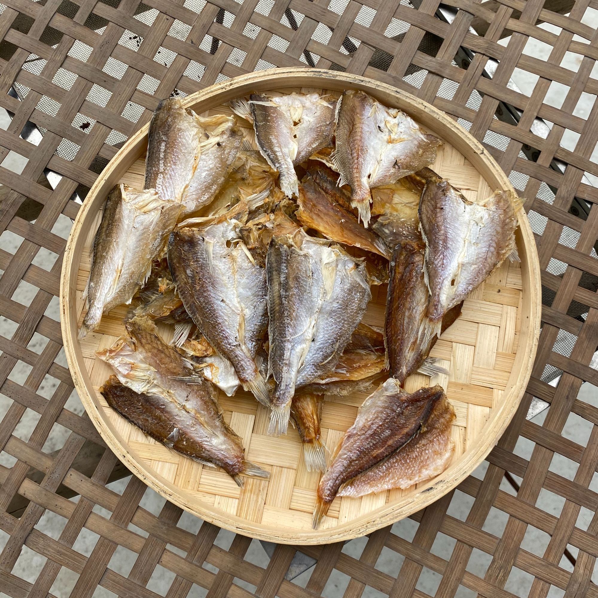 淡口黄花鱼干 天然生晒 船晒货 足干100克