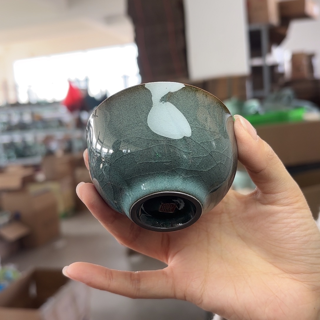 龙泉云间青瓷小米茶器