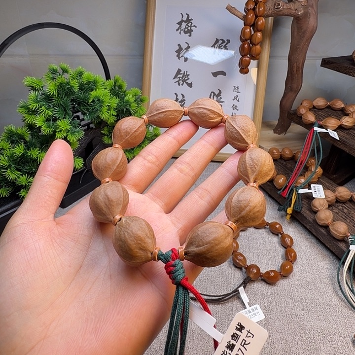 贝***.橄榄核手串/手链梅林铁核2027尺寸