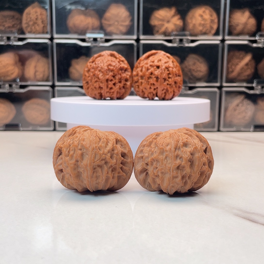 吊坠文玩核桃42翘尖蝴蝶磨