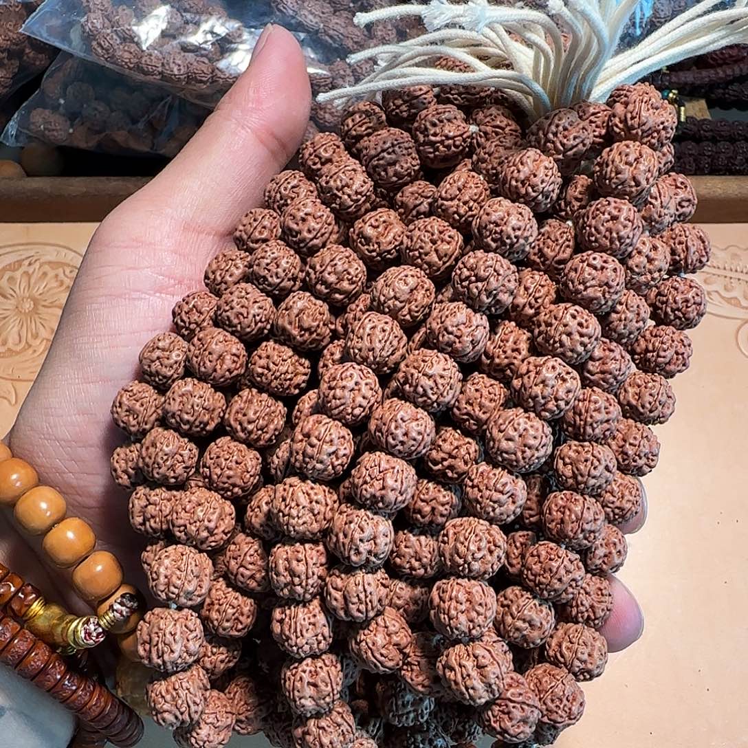 金刚菩提吊坠全品原装玉梅花超头11mm