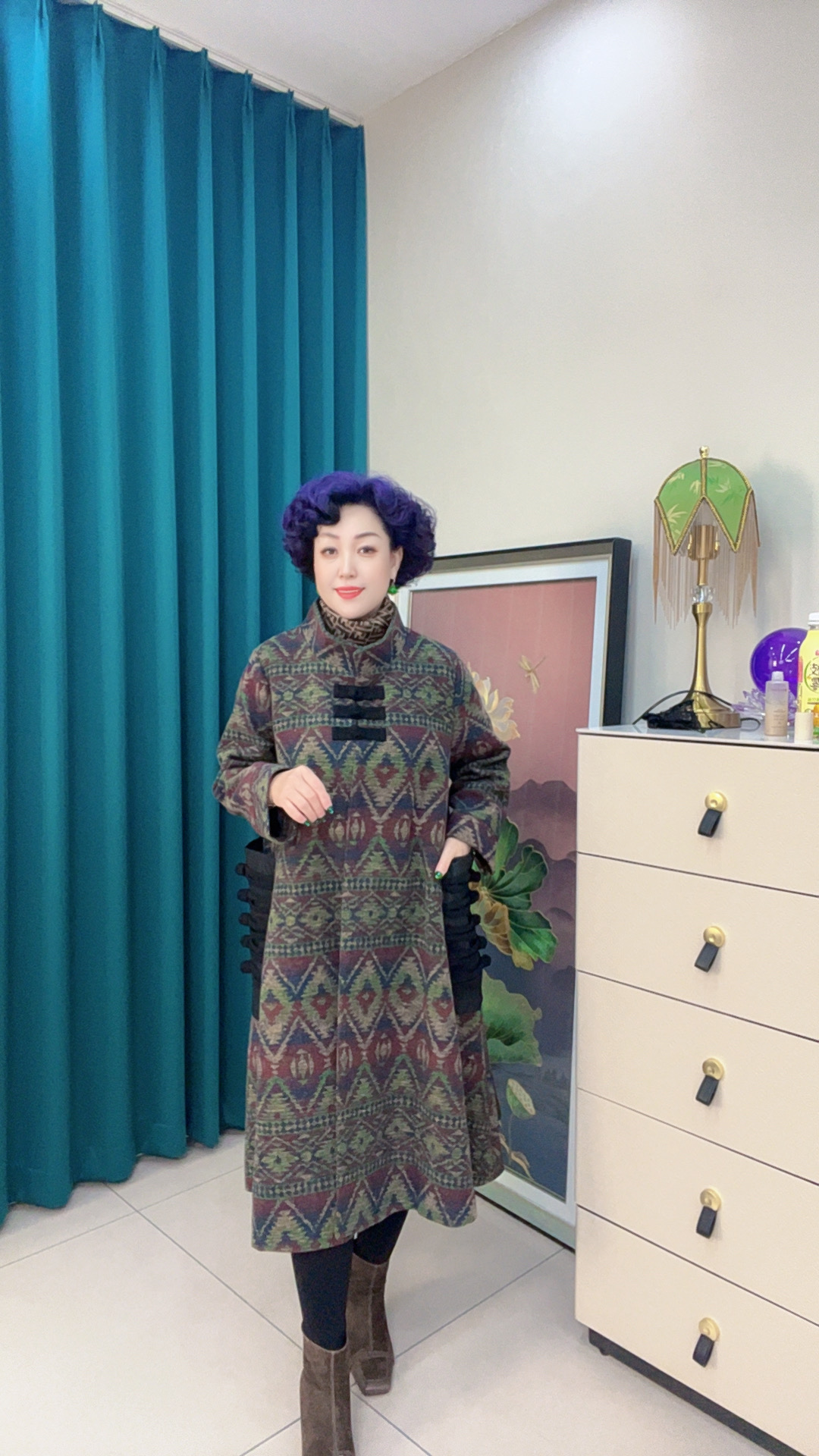 【敏敏家】秋季上新复古风显瘦大气外套