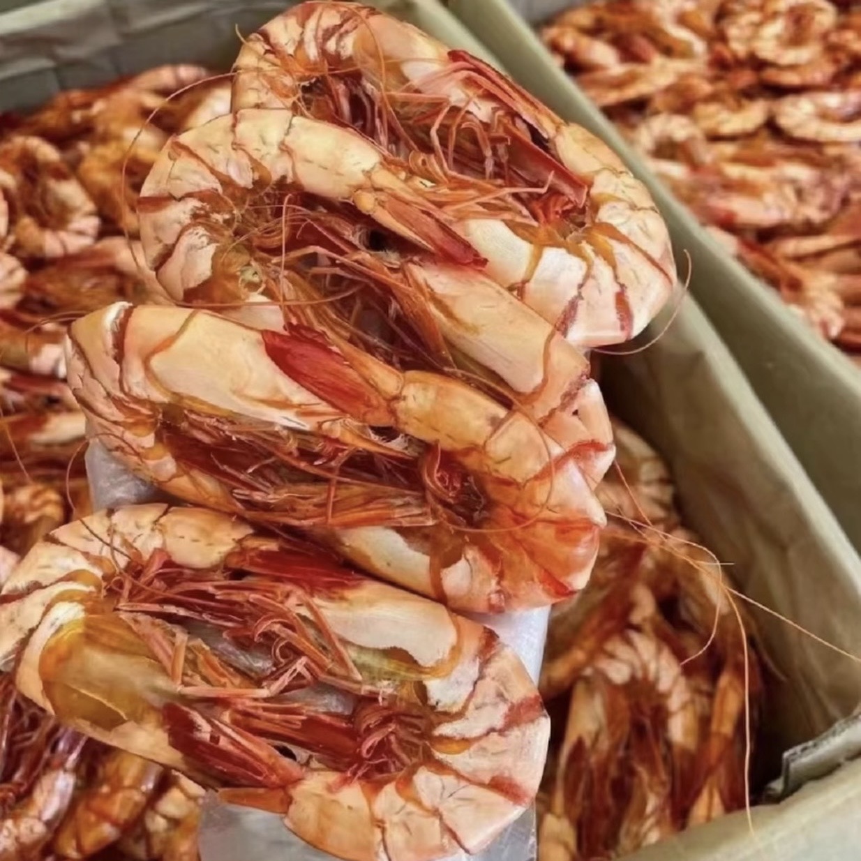 九节虾干特大烤虾干斑节虾对虾海虾干货