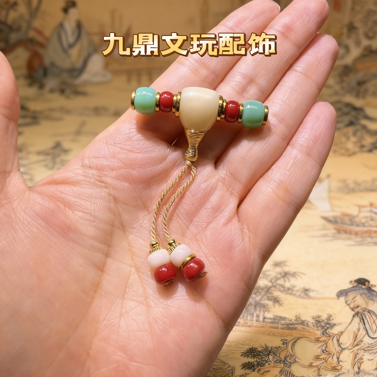 雪巴琉璃三通套装配饰适用4 - 10mm串可用于金刚星月百香佛珠diy