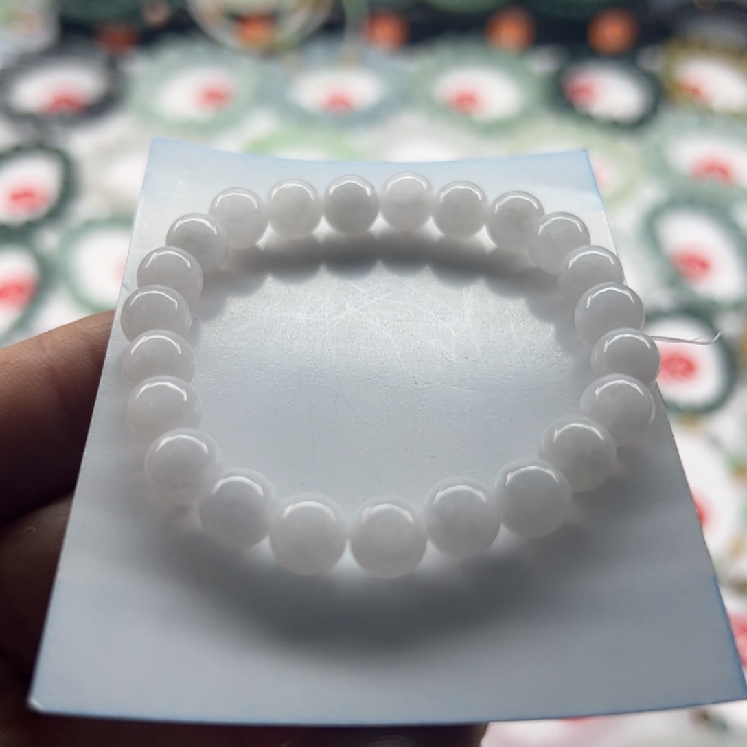 翡翠手链未镶嵌卡7