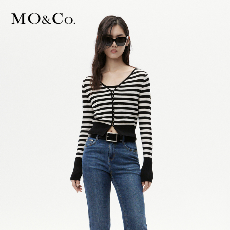 【陈大可专属】【美丽诺绵羊毛】MOCO冬针织衫吊带两件套MBC4CAR034