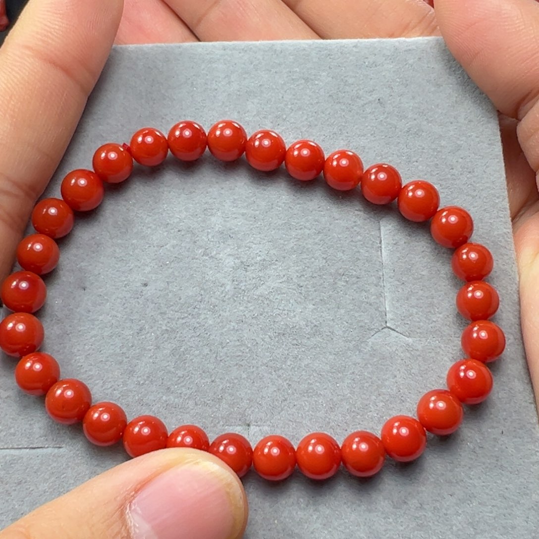 南红玛瑙手串未镶嵌